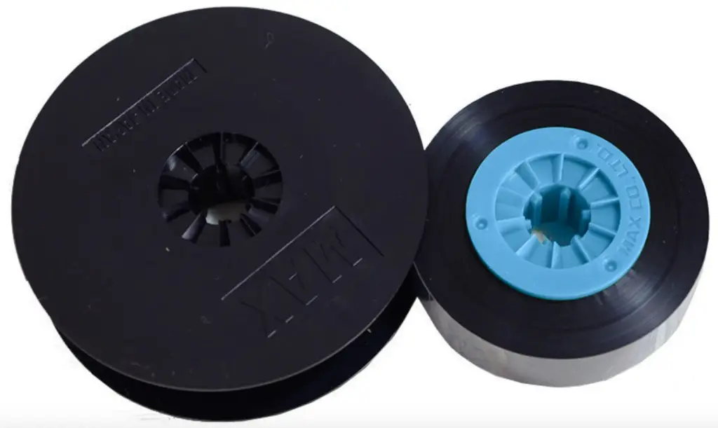 [LM-IR50BP] MAX Ribbon Tape for ID Plate (110m roll)